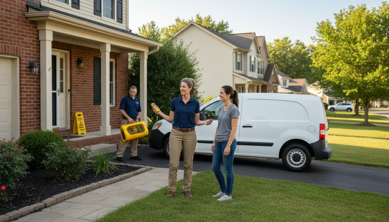 Water restoration image for Dehumidification And Cleanup Services in Detroit, TX